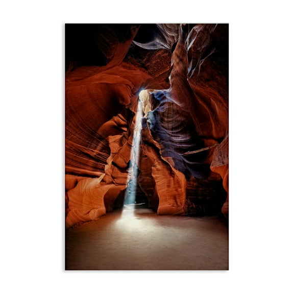 Stupell Industries Looming Cliff Cave Landscape & Nature Photography Wrapped Canvas Art Print Wall Art, 16 x 24