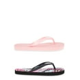 thumbnail image 2 of Wonder Nation Girl Flipflop Sandals 2-Pack, 2 of 5