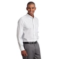 thumbnail image 4 of Port Authority Tattersall Shirt (S642) Blue/Navy, L, 4 of 6