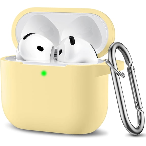Comvin Compatible With Apple Airpods 4 Case Cover for Women Men, Silicone