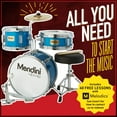 thumbnail image 2 of Batería Mendini de Cecilio Kids de 3 piezas con bajo Tom Snare, 2 of 9