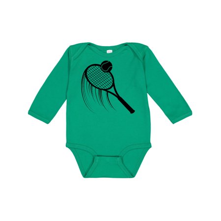

Inktastic Swinging Tennis Racket Gift Baby Boy or Baby Girl Long Sleeve Bodysuit