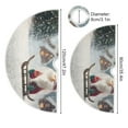 thumbnail image 4 of Ryvnso Christmas Tree Skirt Winter Gnome Christmas Scene Xmas Tree Skirts Ornament Home Decorations 47.2", 4 of 6