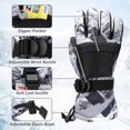 thumbnail image 2 of Guantes de esquí Odtmger impermeables, cálidos y transpirables, unisex, 2 of 5
