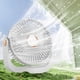 thumbnail image 1 of Ventilador pequeño de escritorio alto, silencioso, recargable, para oficina, dormitorio de estudiantes, ventilador portátil, 1 of 3