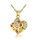 thumbnail image 1 of Colgante de amatista natural blanca en forma de corazón, popular collar de cristal, hermoso colgante en forma de corazón, 1 of 4