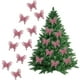 thumbnail image 1 of Paquete de 10 adornos de mariposas brillantes para árbol de Navidad, guirnaldas, decoraciones de boda, coronas, cajas de regalo y decoraciones para fiestas., 1 of 6