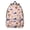 Pink Baseball Gear, variant on Beige and Pink Baseball Pattern Backpack for School, Cute School Bag with Adjustable Shoulder Straps and Padded Back, 15.7"x11.8"x5.5"