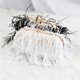 thumbnail image 5 of Bolso de piel de avestruz de lujo de moda, bolso de cena de alta sociedad europea y americana, bolso de cadena con anillo de diamantes y perlas, 5 of 6
