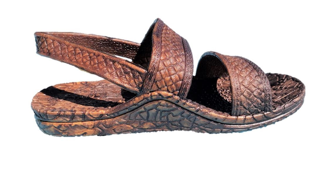 Coconut J-slips Hawaiian Slides Brown Jandals Jesus Sandals