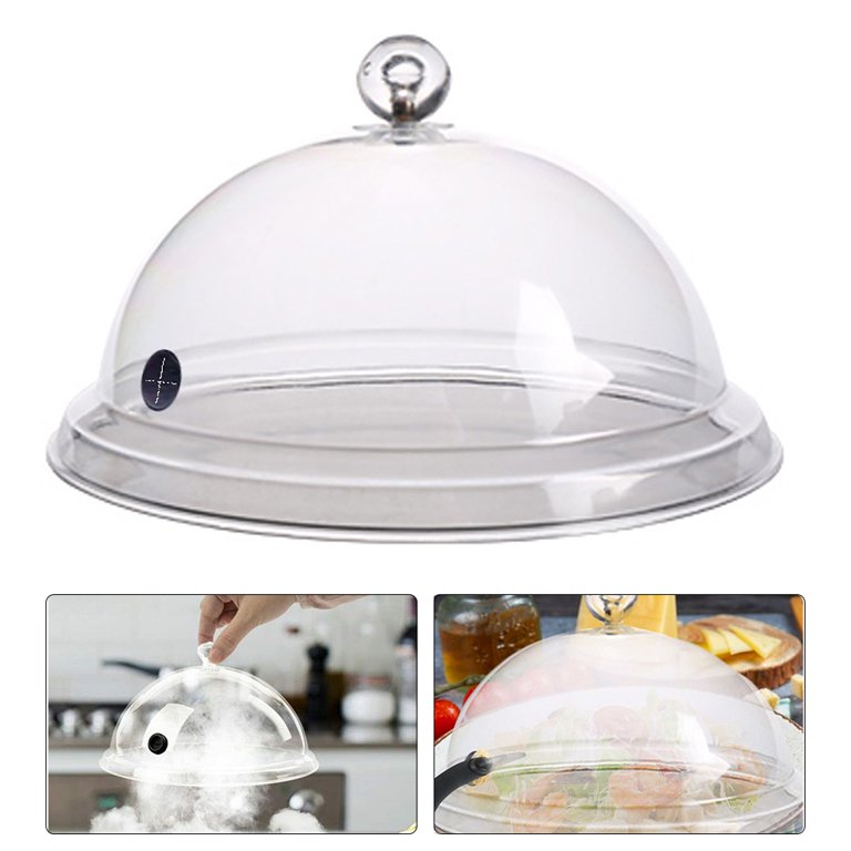 Cover Food Microwave Lid Dome Plate Home Cake Covers Infuser