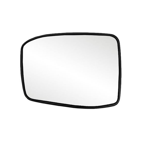 88257 - Fit System Driver Side Non-heated Mirror Glass w/ backing plate, Honda Odyssey 05-10, 5 7/ 16" x 7 3/ 16" x 7 7/ 8"