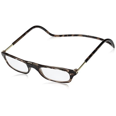 CliC Adjustable Front Connect 2.00 Reading Glasses, Tortoise