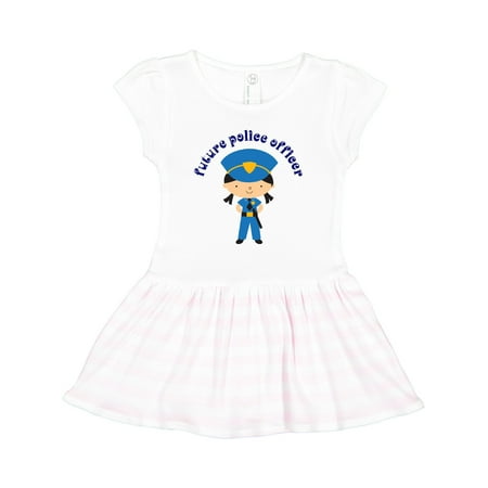 

Inktastic Future Police Officer Girls Law Enforcement Gift Toddler Girl Dress