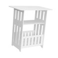 thumbnail image 4 of Lipstore Side Table End Table Multifunctional Practical Storage Shelf Small Bedside Table Corner Table for Cafe Hotel Lounge Room Dorm Height 50cm, 4 of 8