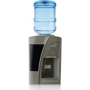 Nutrichef Countertop Water Cooler Dispenser - Hot & Cold Water, Holds 3- or 5-Gallon Bottles