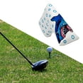 thumbnail image 4 of Guardoinrt Couvre-Chef de Club de Golf Mode PU Putter Cuir Couvre-Chef en Forme de Golf Espadrilles Blanc Bleu 13x17cm 1Ensemble, 4 of 6