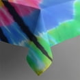 thumbnail image 4 of Colorful Rainbow Tie Dye Spiral Pattern Rectangle Tablecloth 60"x120",Waterproof Polyester Rectangle Table Cloth, Wipeable Spillproof Polyester Tablecloth for Dining, Camping, Indoor and Outdoor, 4 of 6