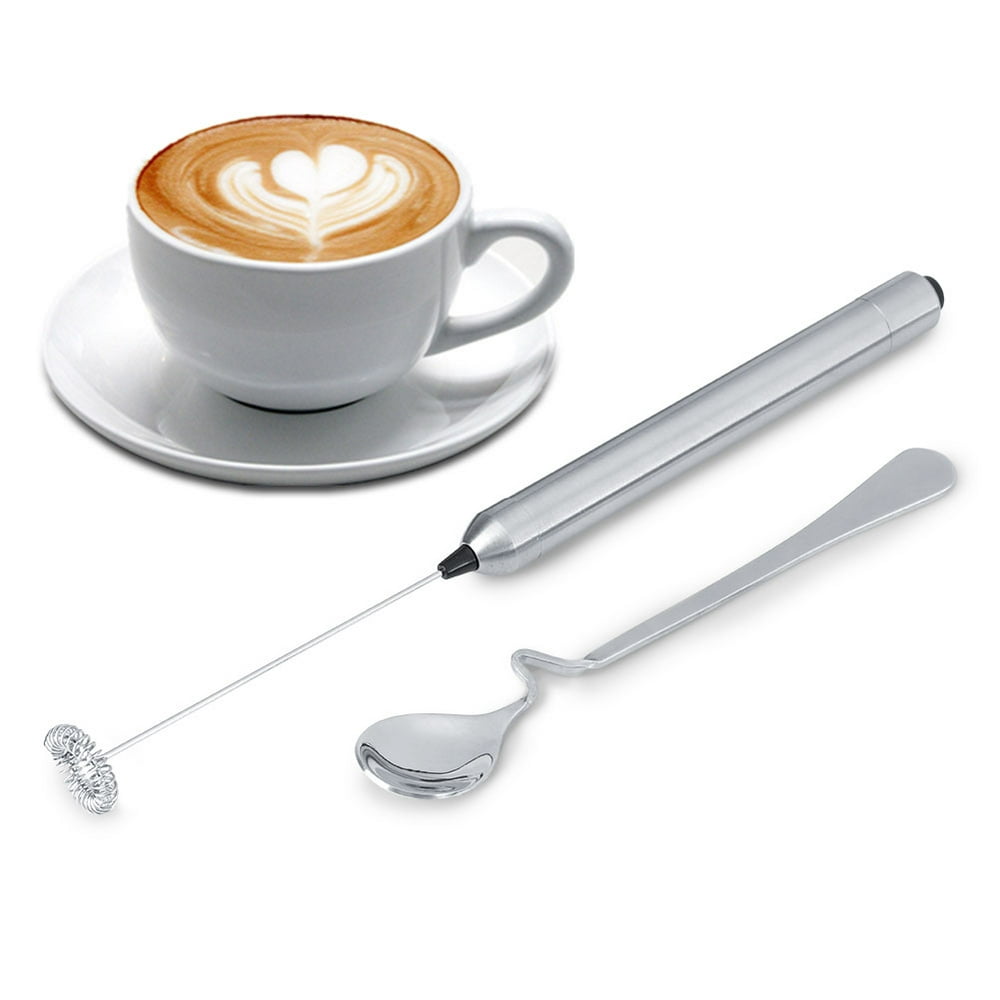 Tbest Kitchen Stainless Steel Handheld Battery Operated Electric Coffee