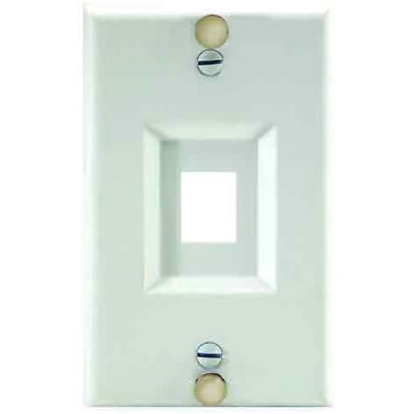 Legrand - On-Q WP3467SS Keystone Wall Phone Plate, Stainless Steel