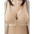 thumbnail image 1 of Xuanfei Women Rib Front Buckle Backless Push Up Full Coverage Bra, 1 of 2