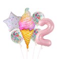 thumbnail image 5 of 1/6 piezas de globos de helado de caramelo de 40 pulgadas, globos de confeti con números del 0 al 9, decoración para fiesta de cumpleaños de niña de verano, juguetes para niños, baby shower, 5 of 5