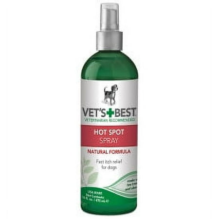 UPC: 0031658100088 | Vet’s Best Dog Hot Spot Itch Relief Spray | Relieves Dog Dry Skin Rash Scratching Licking Itchy Skin and Hot Spots | No-Sting and Alcohol Free | 16 Ounces