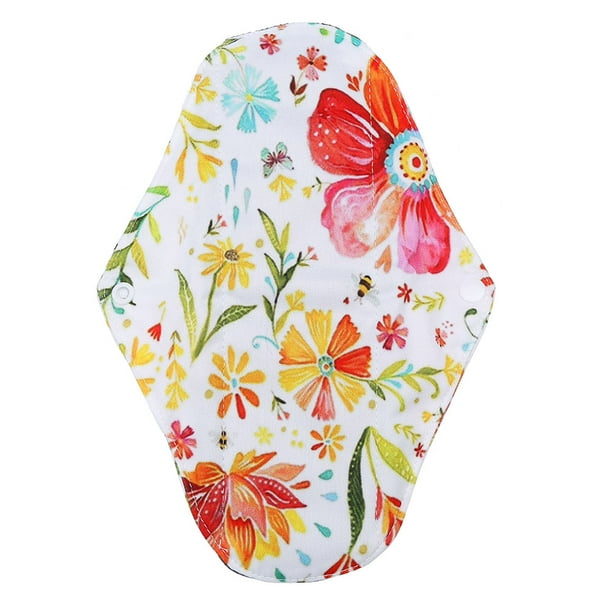 1PC Reusable Washable Panty Liner Bamboo Charcoal Cloth Mama Sanitary Menstrual Pad WSD13