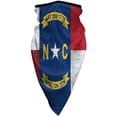 thumbnail image 5 of Neck Gaiter Face Mask Covering Bandanas For Men Women North Carolina Flag Retro Scarf Balaclava Cover Headbands, 5 of 7