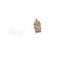 thumbnail image 6 of Hanging Storage Basket Wall Organizer Holy Family Statue Iron Material Suitable for Home Office Display, 6 of 8