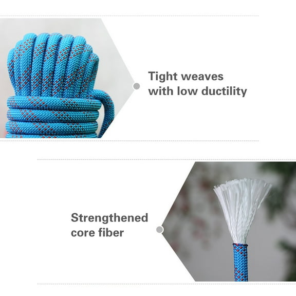 Climbing rope,Clim Static Rope Fire Static Rope - Fire Rescue Safety Adben Rope - 10mm Rope 10m/20m/30m Rescue Safety 10mm Rope And In Rope 10m20m30m Rope Adben 10mm Safety Buzhi Rope 10m