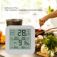 thumbnail image 4 of Temporizador De Higrómetro Del Termómetro, Con Luz De Fondo De Pantalla Táctil LCD De Doble Cara, Medidor De Calibre De Humedad De Temperatura Para Cocina Con Medidor De Humedad, 4 of 7