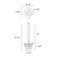 thumbnail image 2 of Excellante 8" x8" x 5" taco salad bowl basket, round bowl (overall height: 18"), comes in each, 2 of 2