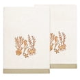 thumbnail image 2 of Authentic Hotel and Spa  Turkish Cotton Aaron 2PC Embellished Bath Towel Set Beige, 2 of 5