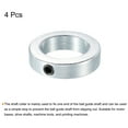 thumbnail image 3 of Uxcell Shaft Collar, 7/8" Bore Zinc Plated Carbon Steel Set Screw Clamping Collars Silver Tone 4 Pack, 3 of 4