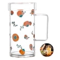thumbnail image 3 of Naiovety 500ml / 700ml Taza linda ligera Taza de vidrio impresa con asa Taza para beber de oficina de gran capacidad Taza para beber refrigerada por aire Barra de herramientas Numero 5 Naiovety HA025872-05, 3 of 6
