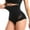 Black, variant on HUPOM Panties For Women Plus Size Underwear For Women High Waist Casual None Seamless Waistband Black XL