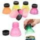 thumbnail image 1 of Tapa de lata de bebida reutilizable, 6 uds., tapa de botellas abatibles de cerveza de Soda, contenedor superior, sellado a prueba de fugas, tapa de botella de bebida ShuxiuWang 8390613534408, 1 of 1