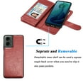 thumbnail image 5 of Tiflook Wallet Case for Motorola Moto G Play 5G 2024, PU Leather ID Cash Credit Card Slots Holder Carrying Pouch Folio Flip Cover [Detachable Magnetic Hard Cases] Lanyard - Wine, 5 of 6
