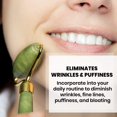 thumbnail image 4 of Juego de rodillos de jade para rostro y gua sha -Rodillo cosmético para la piel del rostro Namotu LRWJ359, 4 of 4