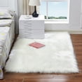 thumbnail image 3 of Amdohai Long Plush Ultra Soft Fluffy Rugs Rectangle Shape Faux Sheepskin Wool Carpet Rug for Living Room Bedroom Balcony Floor Mats, 3 of 8