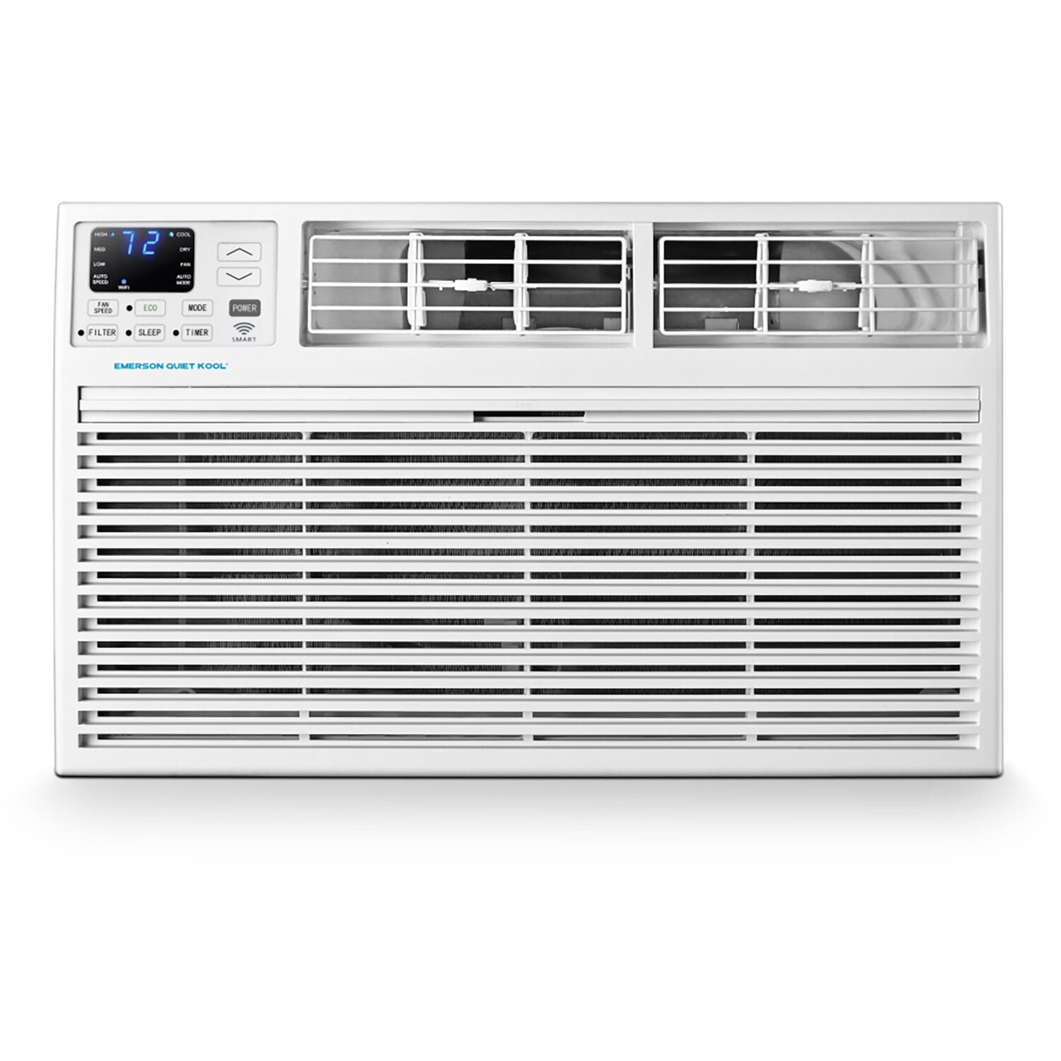 Emerson Quiet Kool 230v 10 000 Btu Through The Wall Air Conditioner With 10 600 Btu Supplemental Heating Walmart Com