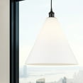 thumbnail image 4 of 616-1P-BK-GBC-162-Innovations Lighting-Berkshire - 1 Light Cord Hung Mini Pendant In Modern Style-18 Inches Tall and 16 Inches Wide-Matte Black, 4 of 7
