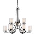 thumbnail image 1 of Z-Lite Willow 9 Light Chandelier in Chrome, 1 of 1