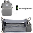 thumbnail image 1 of Mochila plegable para mamá, bolsa ligera y portátil para cuna, de gran capacidad, para bebé y Mujer, 1 of 4