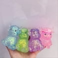 thumbnail image 7 of STPToys Stress Relief Highland Cow Purple Glitter Slow Rising Squeeze Sensory Cow Anxiety Relief Gifts Party Favor, 7 of 7