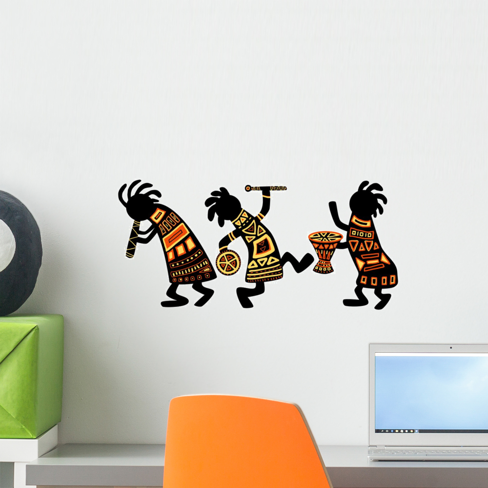 African National Patterns Wall Decal by Wallmonkeys Peel and Stick ...