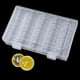 thumbnail image 1 of Cápsulas de monedas 100 piezas perfecl 25 mm con caja organizadora de plástico, 1 of 8