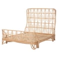 thumbnail image 5 of bali & pari Hadley Natural Rattan Bed Frame Queen, 5 of 6