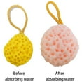 thumbnail image 4 of Artrylin 3 Pcs Bath Sponge for Women, Men, Sponge Loofah Body Scrubber Shower Sponge, 3 Colors Shower Pouf Cleaning Loofahs Sponge Body Sponges for Shower Exfoliating, 4 of 4